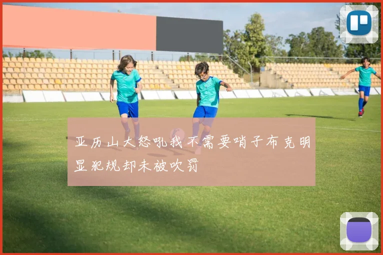 亚历山大怒吼我不需要哨子布克明显犯规却未被吹罚